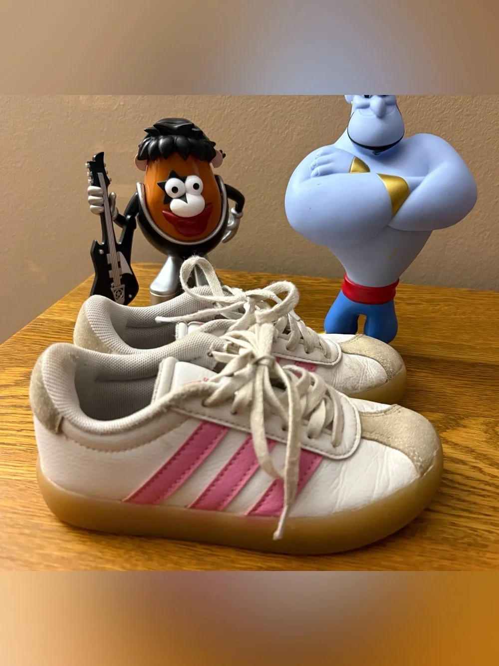 Little kids/toddlers adidas pink gazelles. Size 11.